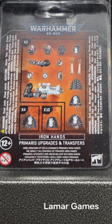 Iron Hands Primaris Upgrades and transfers (Warhammer 40.000, Hobby en Vrije tijd, Ophalen of Verzenden, Nieuw