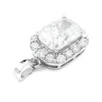 Zonder minimumprijs - Hanger Platina - 1.98ct. tw. Diamant