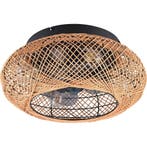 Trion Lari LED plafondventilator 4x E27, afstandsbediening, Verzenden