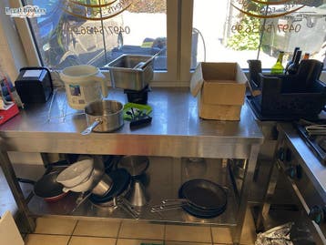2x kleine + 1 grote RVS Werktafel + inh, Ophalen of Verzenden, Nieuw in verpakking, Overige typen