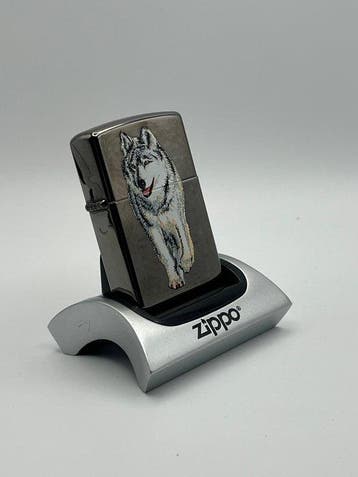 Zippo, No Reserve Price - Wolf Timber Wolf Wildlife Series