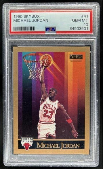 1990/91 Skybox Basketball Cards Michael Jordan, Magic, Nieuw