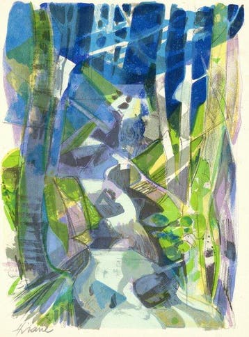 Camille Hilaire (1916-2004) - Lot de 2 lithographies sur, Antiek en Kunst