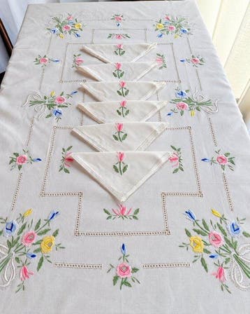 Tafelkleed (7) - 180 cm - 130 cm - Tafelkleed voor 6
