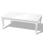 Salontafel 115cm hoogglans wit | Retour Deal | 61% KORTING!, Huis en Inrichting, Kunststof, 100 tot 150 cm, Verzenden, Nieuw