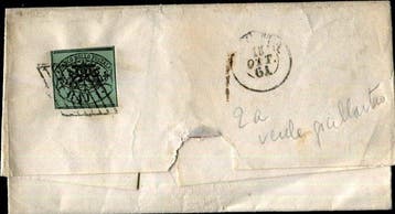 Italiaanse oude staten - Pauselijke Staat 1852/1868 -, Gestempeld