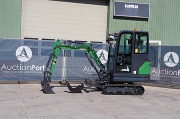 Veiling: Minigraver Aameck F22 Diesel 2026 Nieuw, Ophalen
