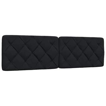 vidaXL Hoofdbordkussen 180 cm stof zwart, Verzenden, Nieuw