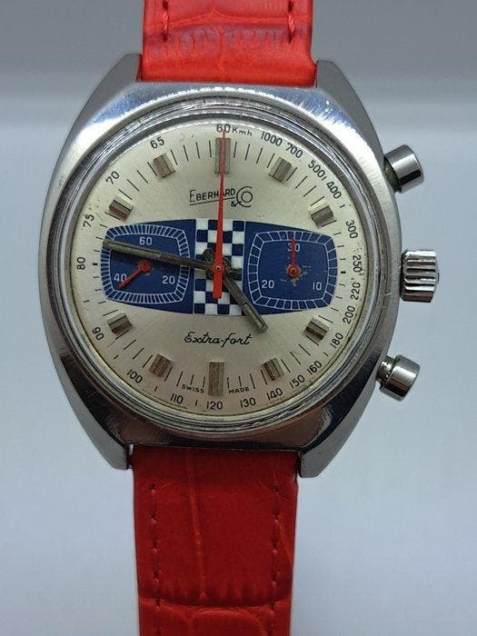 Eberhard & Co. - Extra-Fort Racing Roulette Cal. 250-B, Handtassen en Accessoires, Horloges | Heren