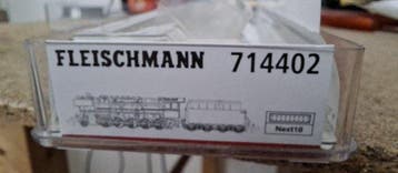 Fleischmann N - 714402 - Stoomlocomotief met tender (1) - BR, Nieuw
