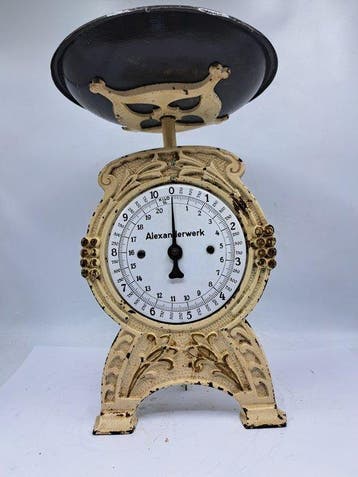 Weegschaal - Max.10kg - Gietijzer - Alexanderwerk, Antiek en Kunst