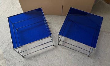 Tafel (2) - Acryl - Upcycled / Gerecyclede salontafel