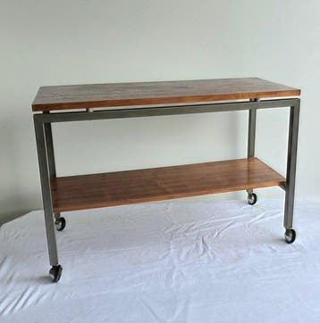 Tafel - Chroom, Hout