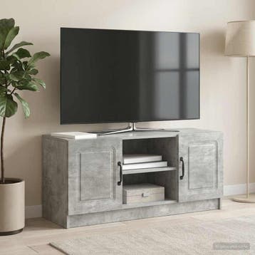 vidaXL TV Kast Betongrijs 102 x 34,5 x 47 cm Bewerkt hout, Verzenden