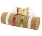 Decomesh metallic multi-stripes 04 26 cm rol 9 meter voor
