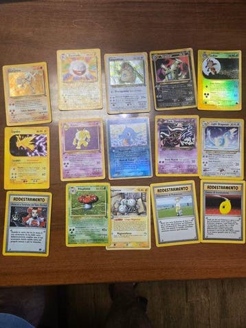 Pokémon - 15 Bulk kaarten - Hitmonlee, Electrode,, Nieuw