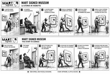 Mart Signed - THE FORBIDDEN BORDER (Benjamin Netanyahu)