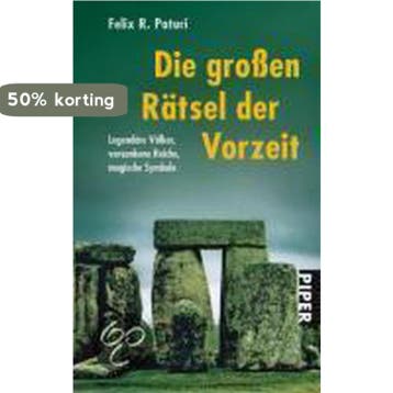 Die großen Rätsel der Vorzeit 9783492252232 Felix R. Paturi, Verzenden, Zo goed als nieuw, Felix R. Paturi