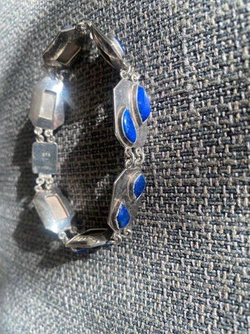 Armband - Armband Taxco met natuurlijke lapis lazuli en
