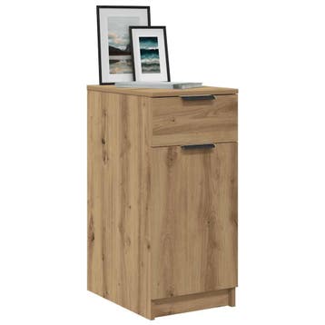 vidaXL Bureaukast 33x50x75 cm bewerkt hout artisanaal, Huis en Inrichting, Verzenden, Nieuw