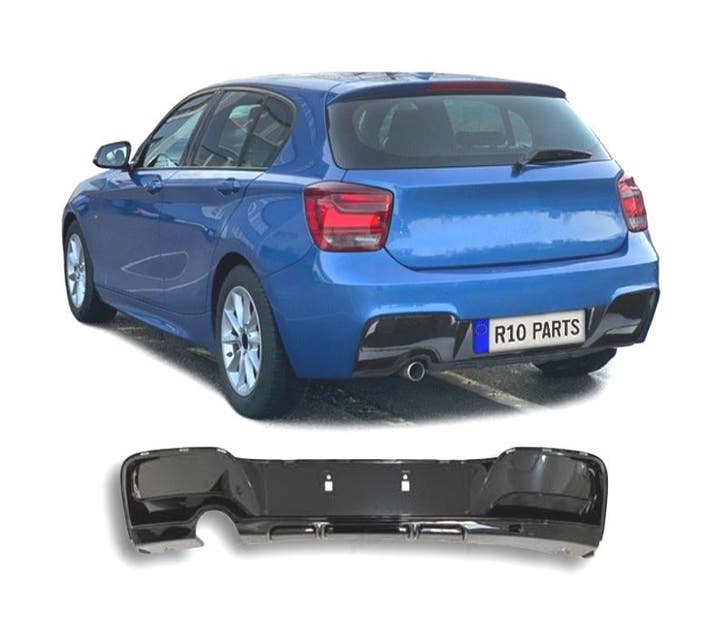 DIFFUSEUR BMW F20 F21 11-15 LOOK M PERFORMANCE NOIR BRILLANT, Auto-onderdelen, Carrosserie, Verzenden