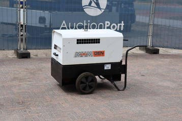 Veiling: Generator MHM Gen MGTP 6000 SS-Y Diesel 6kVA, Ophalen