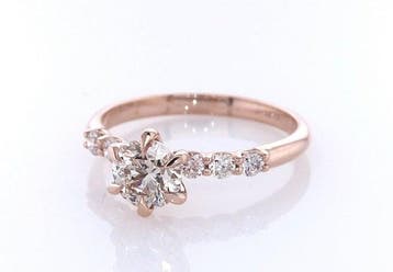 Zonder minimumprijs - Ring - 14 karaat Roségoud - 0.70ct., Nieuw