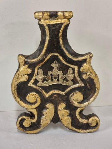 Portapalma van gelakt hout - 26 cm - Hout - 1750-1800