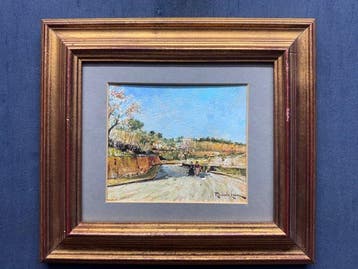 Romolo Leone (1883-1958) - Stradina di campagna, Antiek en Kunst