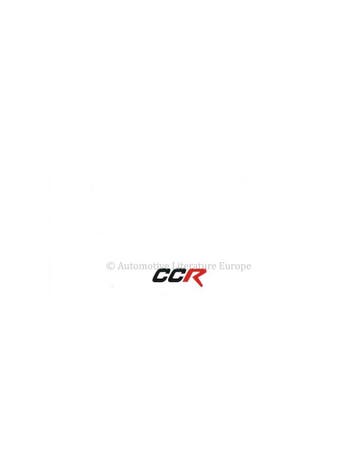 2004 KOENIGSEGG CCR BROCHURE ENGELS, Nieuw