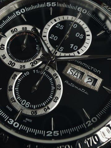 Hamilton - Jazzmaster Lord Automatic Chronograph - H328160 -, Bijoux, Sacs & Beauté