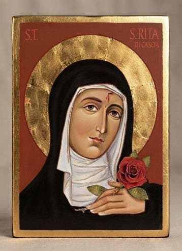 Palumbo M. (XX) - Icona Sacra Santa Rita da Cascia