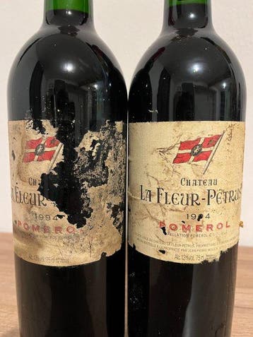 1994 Chateau La Fleur-Petrus - Pomerol - 4 Bouteilles (0,75, Verzamelen, Nieuw