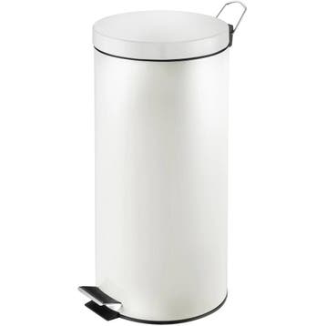 Pedaalemmer | Wit | 30L | Klapdeksel | Ø292x640(h)mm V-Part, Verzenden, Nieuw in verpakking