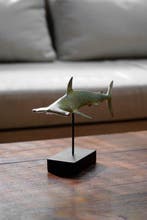 Sculpture, NO RESERVE PRICE - Bronze Patinated Great White