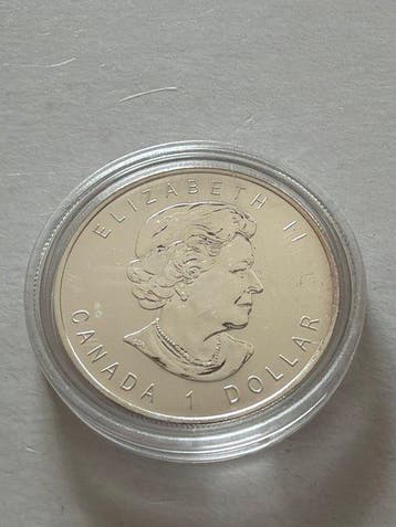 Canada. 1 Dollar 2006 Wolf - 1/2 Oz (.999) Silber (Zonder