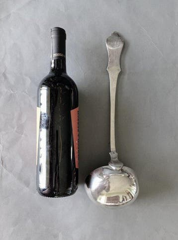 150 Years Old - Soeplepel - .800 zilver, Antiek en Kunst