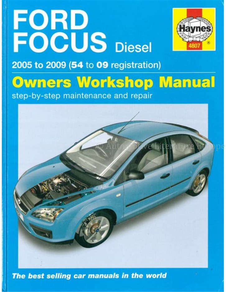 2005 - 2009 FORD FOCUS DIESEL HAYNES WERKPLAATSHANDBOEK, Auto diversen, Handleidingen en Instructieboekjes