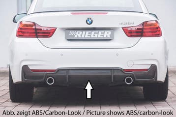 Rieger diffuser | geschikt voor BMW 4-Serie F32 / F33 / F36, Verzenden