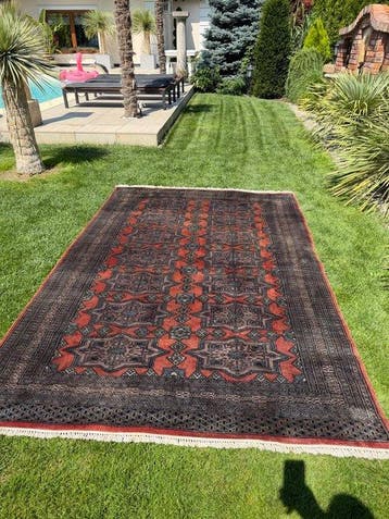 Top Pakistan tapijt lijkt op kasjmier. - Tapijt - 290 cm -, Huis en Inrichting, Nieuw