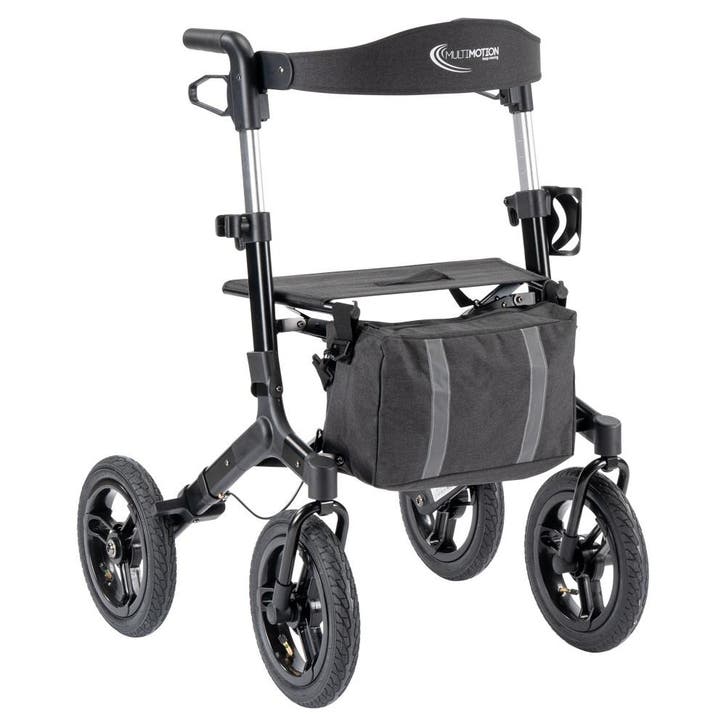 MultiMotion Outdoor rollator - Zwart, Divers, Déambulateurs, Enlèvement ou Envoi