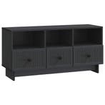 vidaXL TV Kast met lade Zwart 102 x 34,5 x 50 cm Bewerkt, Verzenden, Nieuw