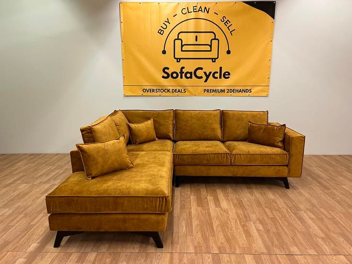 OVERSTOCK DEALS SofaCycle - GOOSSENS l-zetel (NIEUW), Maison & Meubles, Canapés | Sofas & Chaises Longues, Enlèvement ou Envoi