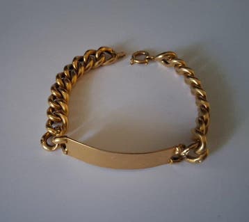 Schakelarmband - 19.2 kt. Geel goud - Gouden armband 19,2K
