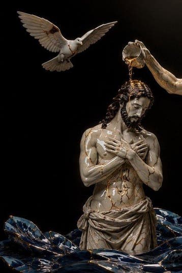 Yamila - Luz Divina: Jesús y San Juan Bautista, Antiek en Kunst