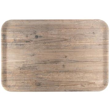 Dienblad | Laminaat | Houtlook | EN600x400 | Stapelbaar |, Verzenden