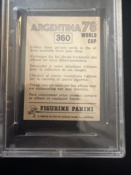 1978 Panini Argentina 78 World Cup Kevin Keegan - PSA 6, Collections, Autocollants