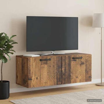 vidaXL Wandmontage TV-kast Oud hout 78,5 x 31 x 30 cm, Verzenden, Nieuw