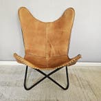 Chaise - Chaise papillon Butterfly (3107) - Cuir, Métal