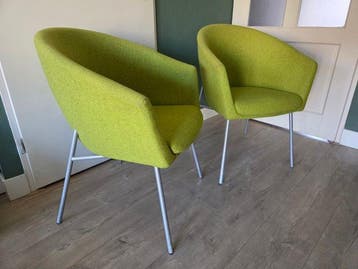 Artifort - René Holten - Stoel (2) - Megan - Textiel, Staal